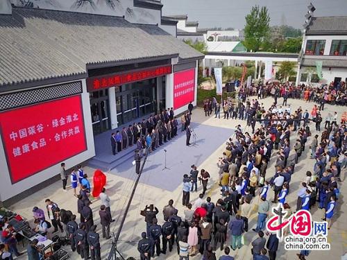 淮北凤凰山食品会展中心揭牌仪式现场