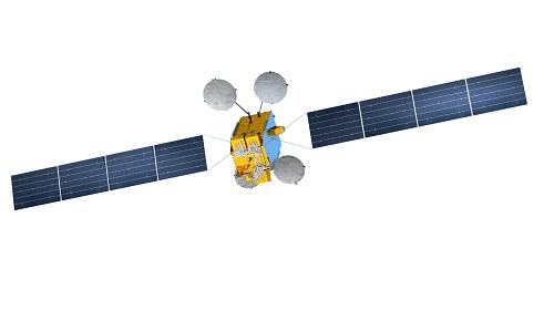 亚太6D卫星在轨展开效果图（航天科技集团五院供图）