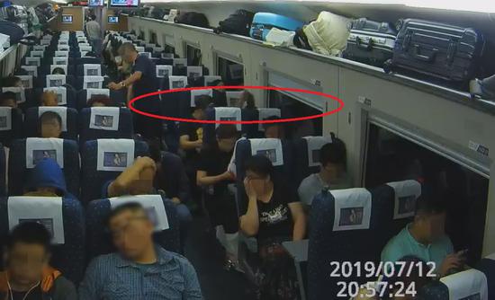 列车监控截图