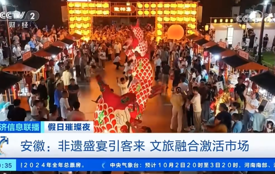 10月2日 CCTV-2《经济信息联播》 安徽黄山:非遗盛宴引客来 文旅融合激活市场