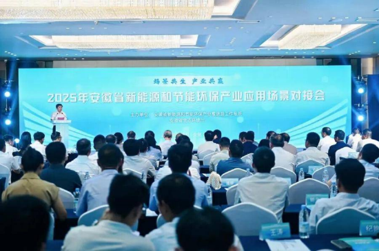  2025年安徽省新能源和节能环保产业应用场景对接会现场