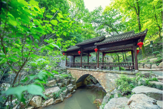 义安区永泉旅游度假区 忆江南十二景 (图源:铜陵永泉旅游度假区)