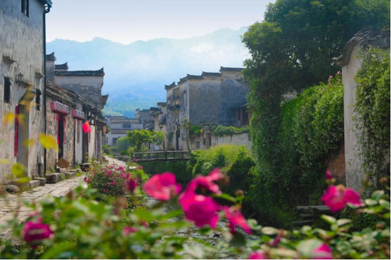 黟县屏山村 (图源:徽黄京黟旅游)
