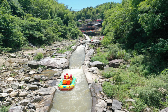 霍山县霍山大峡谷漂流(图源:霍山大峡谷漂流)