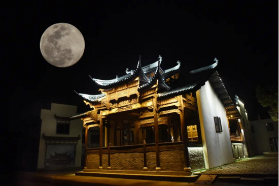 蚌埠市古民居博览园乐平戏台(图源:湖上升明月公众号)