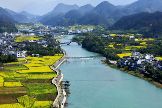 绩溪县龙川春色（图源：安徽省文化和旅游厅）