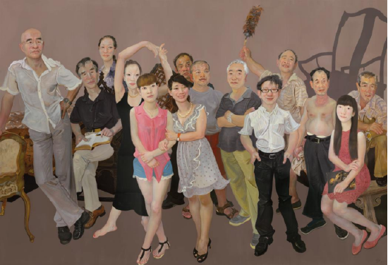 《古风堂》 布面油彩 380cmx260cm 2012
