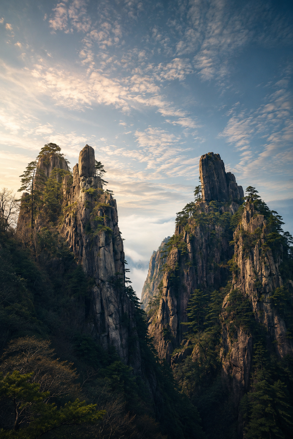 （二仙论道，图片来源：黄山旅游官方平台）