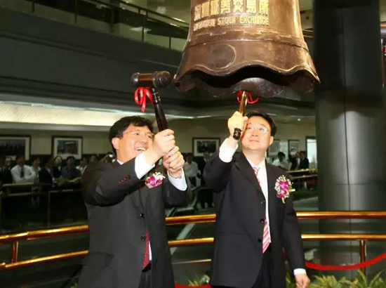 2008年5月12日科大讯飞上市敲钟
