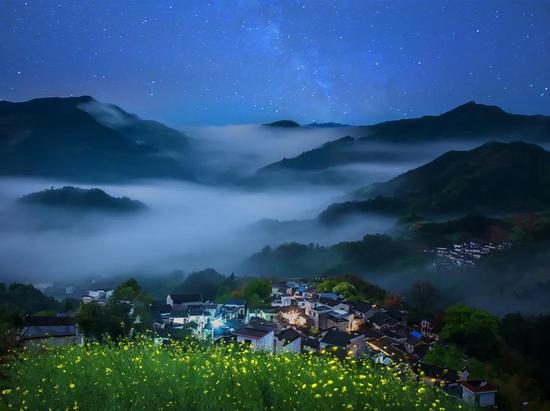 坡山春色