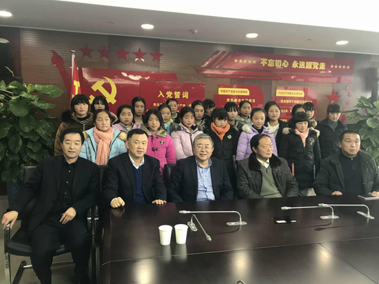 蔡咏董事长会见树人学校师生