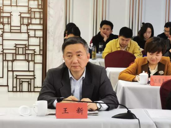 中国进出口银行安徽省分行党委委员、副行长王新致辞