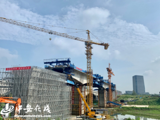 滁宁城际铁路项目正在施工