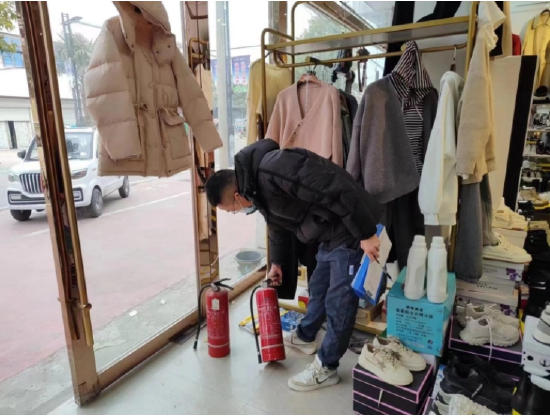  Fire safety inspection in Qiji Town, Panji District