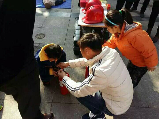 合肥学院大学生红十字会社区健康安全行活动