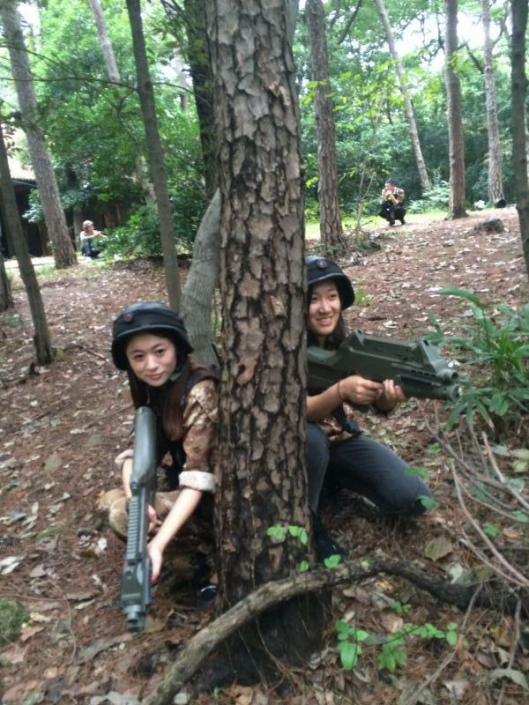 天长园林路营业部团队户外拓展训练