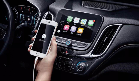 雪佛兰探界者搭载Apple CarPlay车载互联系统