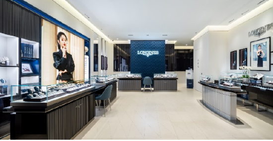 浪琴表盛时表行合肥银泰中心旗舰店-店铺近景
