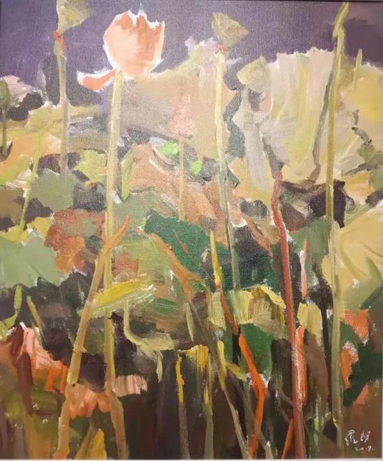 罗朗《秋艳》80x65cm