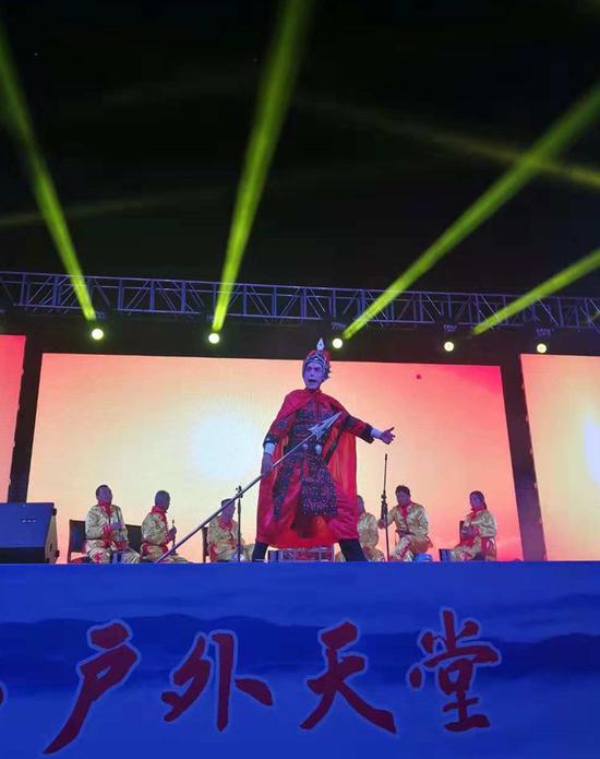 朱备镇本土特色节目《唱将军》