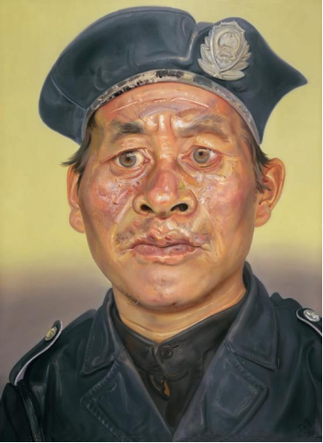 《庄严》&nbsp;布面油彩&nbsp;260cmX190CM&nbsp;2012