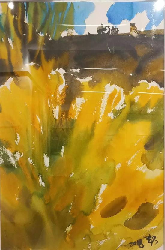 柳新生《秋色》79x54cm