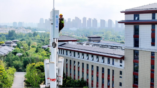 （5G基站建设网络现场）