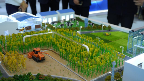 智慧农业沙盘图片
