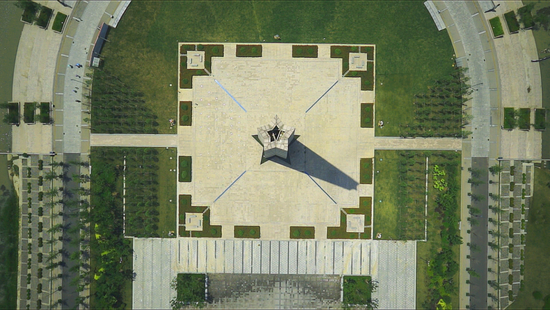 包河区渡江战役纪念馆五角星胜利塔 （图源：安徽省文化和旅游厅）