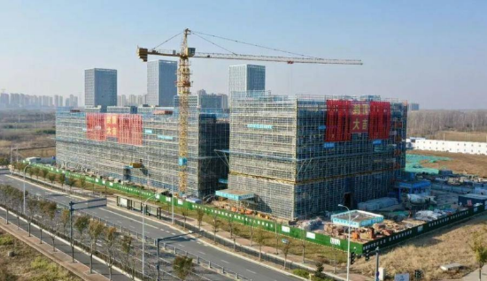  安徽承扬智造产业园项目已封顶。