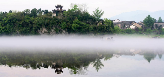 泾县桃花潭景区 怀仙阁(图源:安徽省文化和旅游厅)