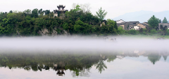  泾县桃花潭景区 怀仙阁（图源：安徽省文化和旅游厅）