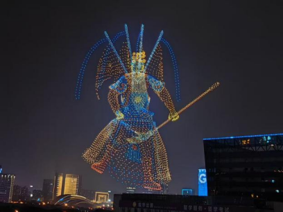 无人机编队表演