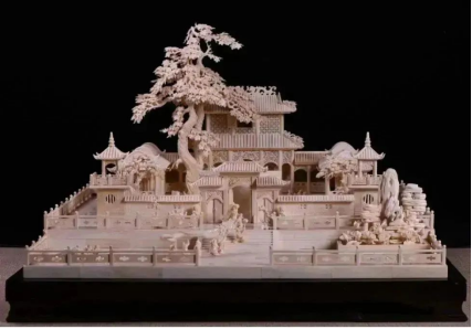 中国工艺美术大师宋春国 牙雕作品《百子祥瑞图》
