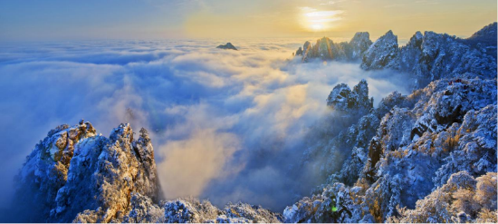 黄山冬季美景