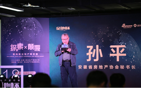 安徽省房地产协会秘书长——孙平致辞