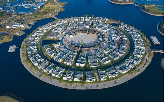 蚌埠市古民居博览园全景 (图源:湖上升明月公众号)