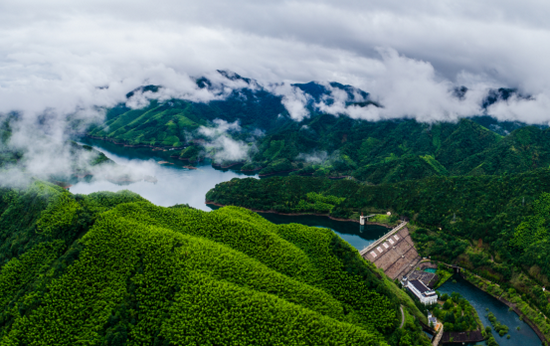 皖南川藏线 高空俯瞰（图源：泾县文化旅游 公众号）