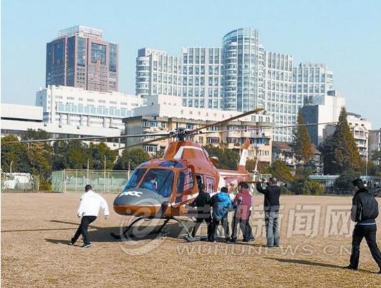 安徽空中120飞越芜沪完成首例跨省转院