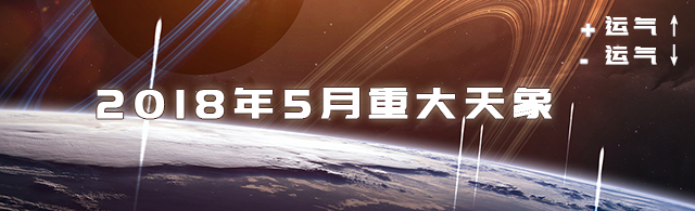 2018年5月宇宙重大天象