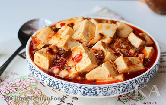 麻婆豆腐（图片来源于China Sichuan Food）