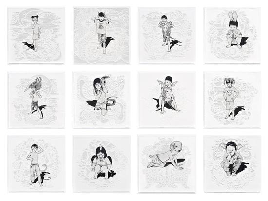 银川国际动漫艺术展——12生肖合体 周珠旺