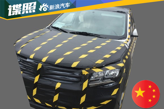 疑似东风风行SX6谍照曝光 前脸家族式设计