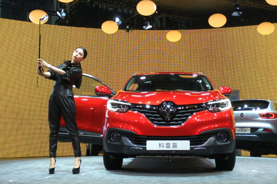 雷诺科雷嘉国产版本亮相广州车展