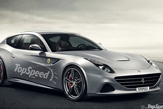 法拉利新款FF效果图曝光 日内瓦车展首发