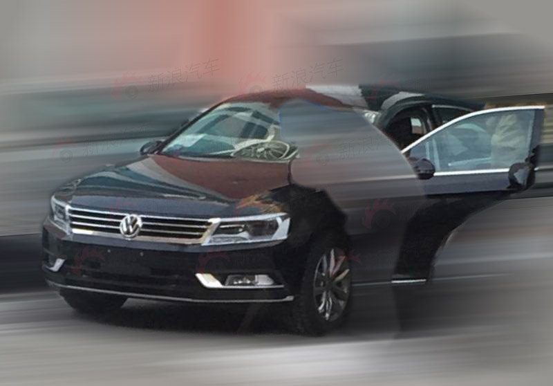 全新一代迈腾测试车谍照 车身大幅加长