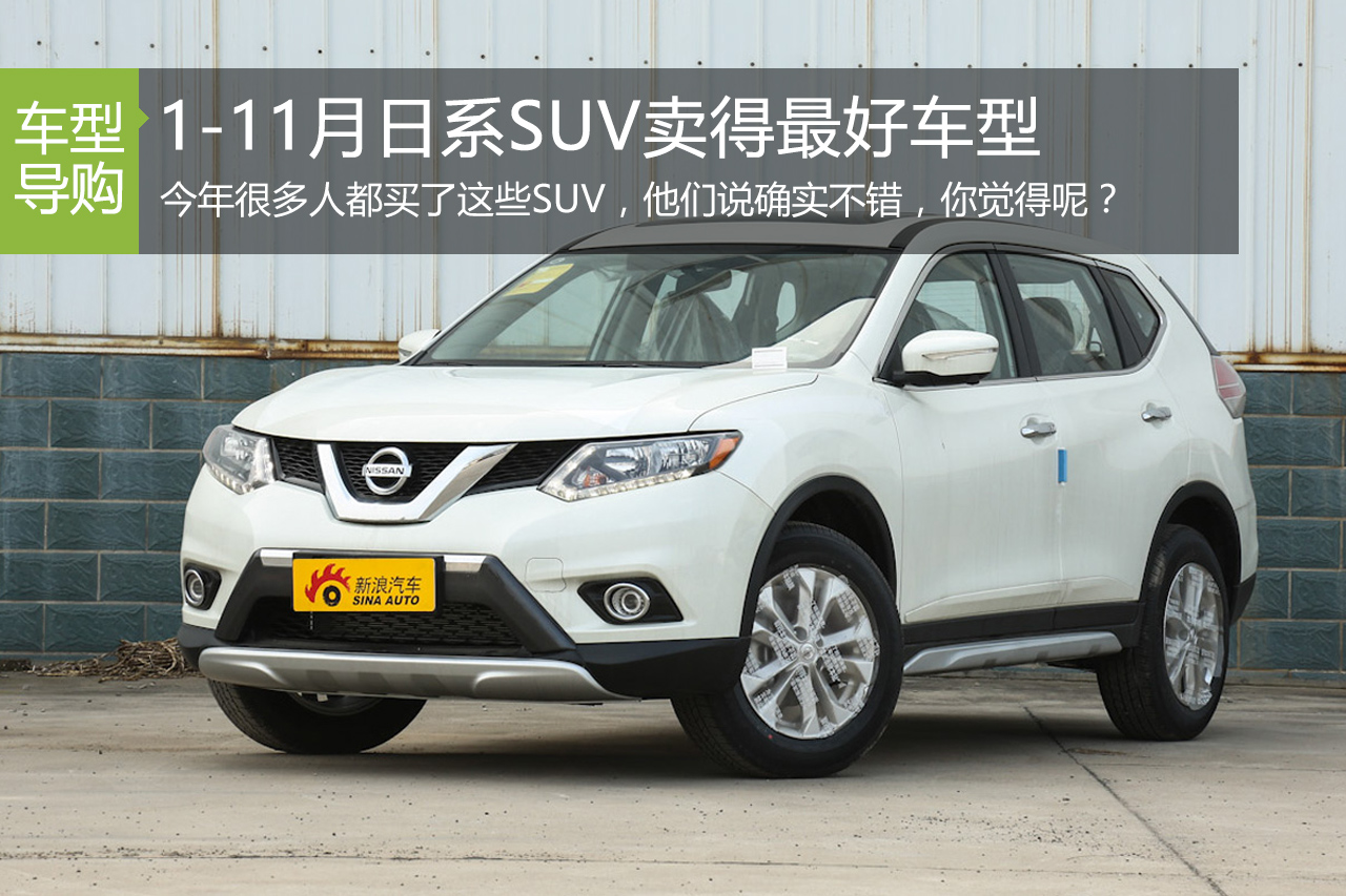 1-11月卖得最好的日系SUV你会选它们吗？
