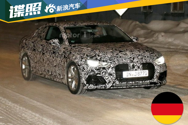 前脸更激进 新一代奥迪A5冬测谍照曝光