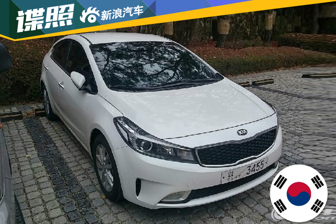 新款起亚K3无伪谍照曝光 换新家族化前脸