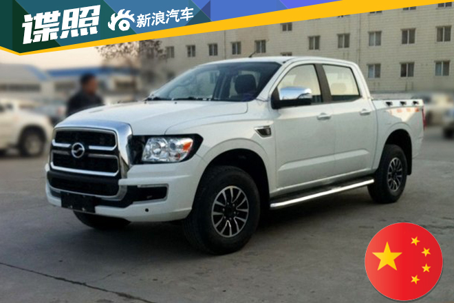 中兴全新皮卡外观谍照曝光 外观硬朗